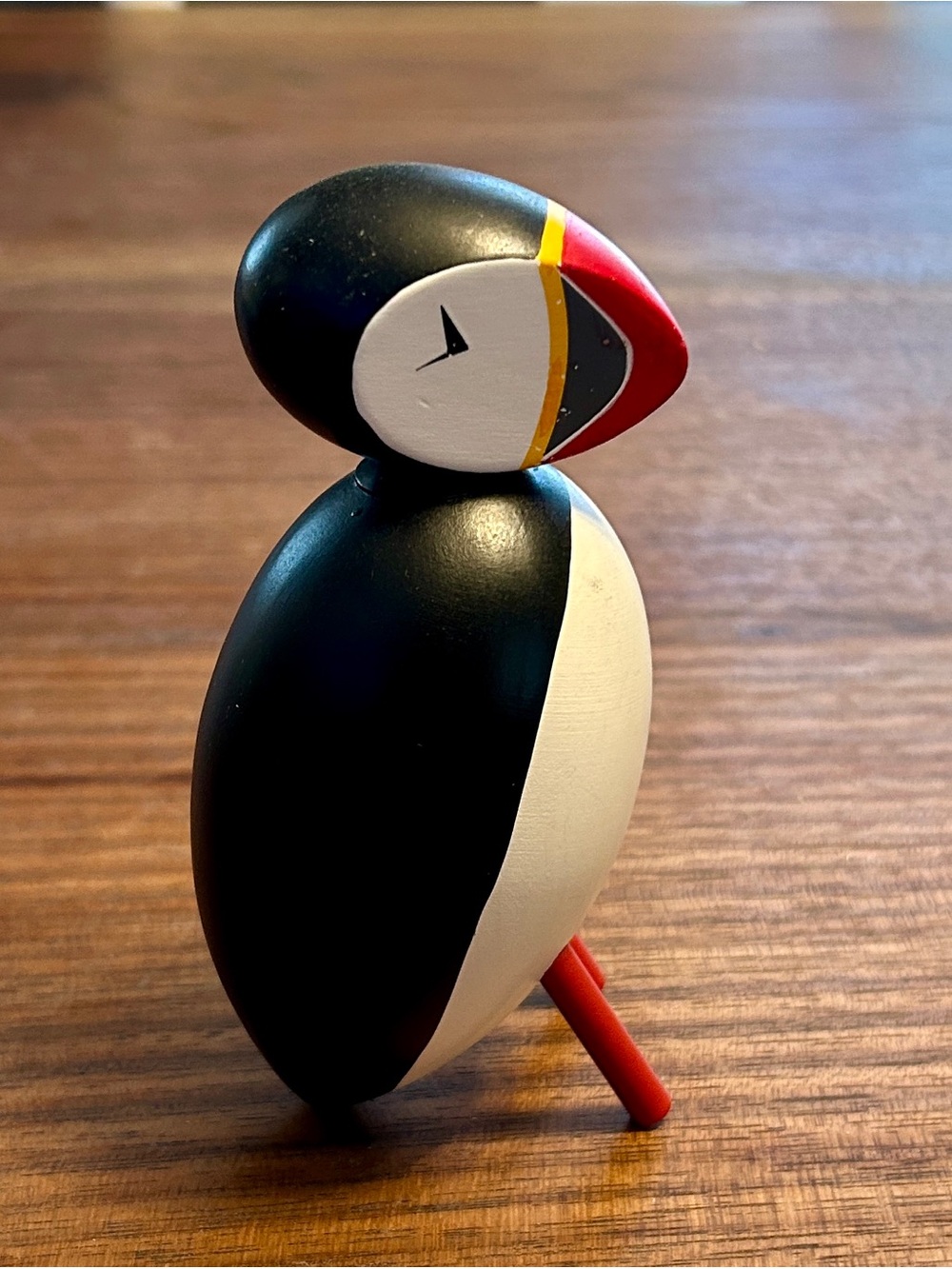 Icelandic Iceland Lundi puffin wood figurine Sculpture designed Sigurjón Pálsson